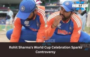 Rohit sharma's World Cup celebration