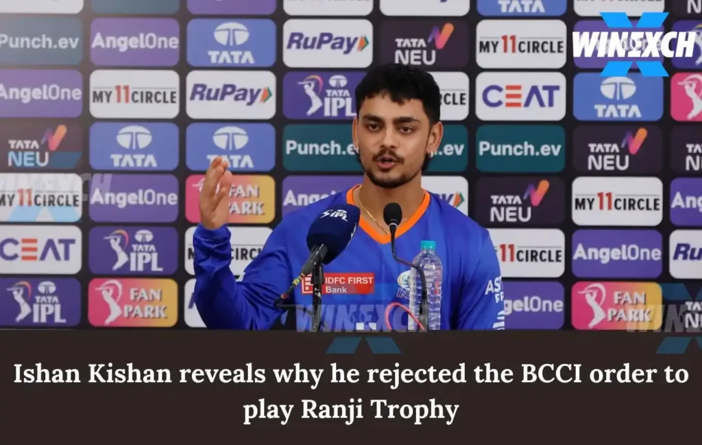 Ishan Kishan Reveals
