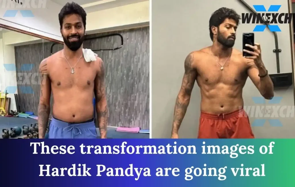 transformation images of Hardik Pandya