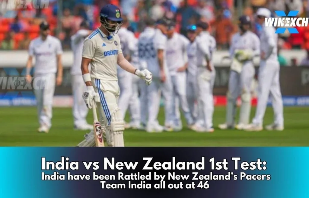India all out at 46