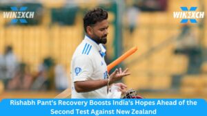 Rishabh Pant's Recovery
