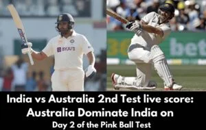 India vs Australia 2nd Test
