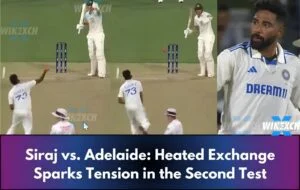 Siraj vs. Adelaide