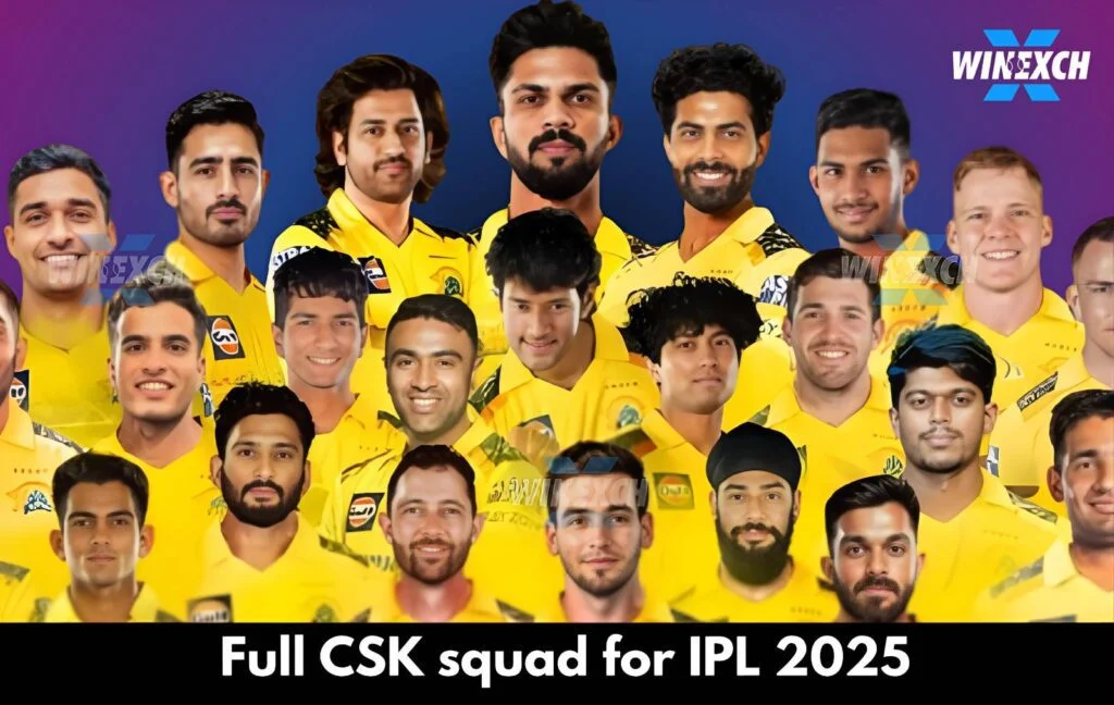 CSK squad for IPL 2025