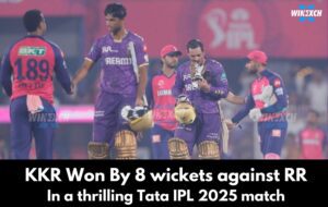 KKR Won By 8 wickets