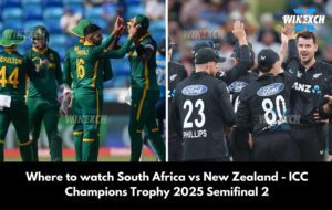 South Africa vs New Zealand