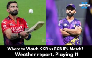 Where to watch KKR vs RCB