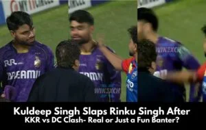 Kuldeep Yadav slaps Rinku Singh