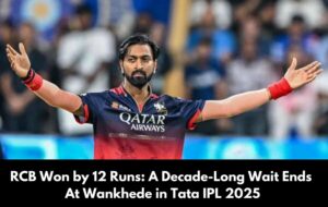 RCB Won by 12 Runs