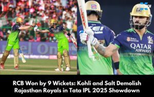 RCB Won by 9 Wickets