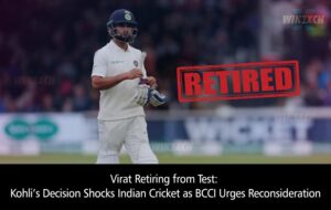 Virat retiring from Test