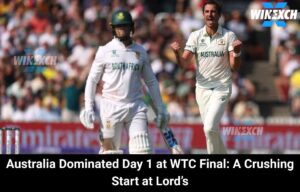 Australia Dominated Day 1 at WTC Final