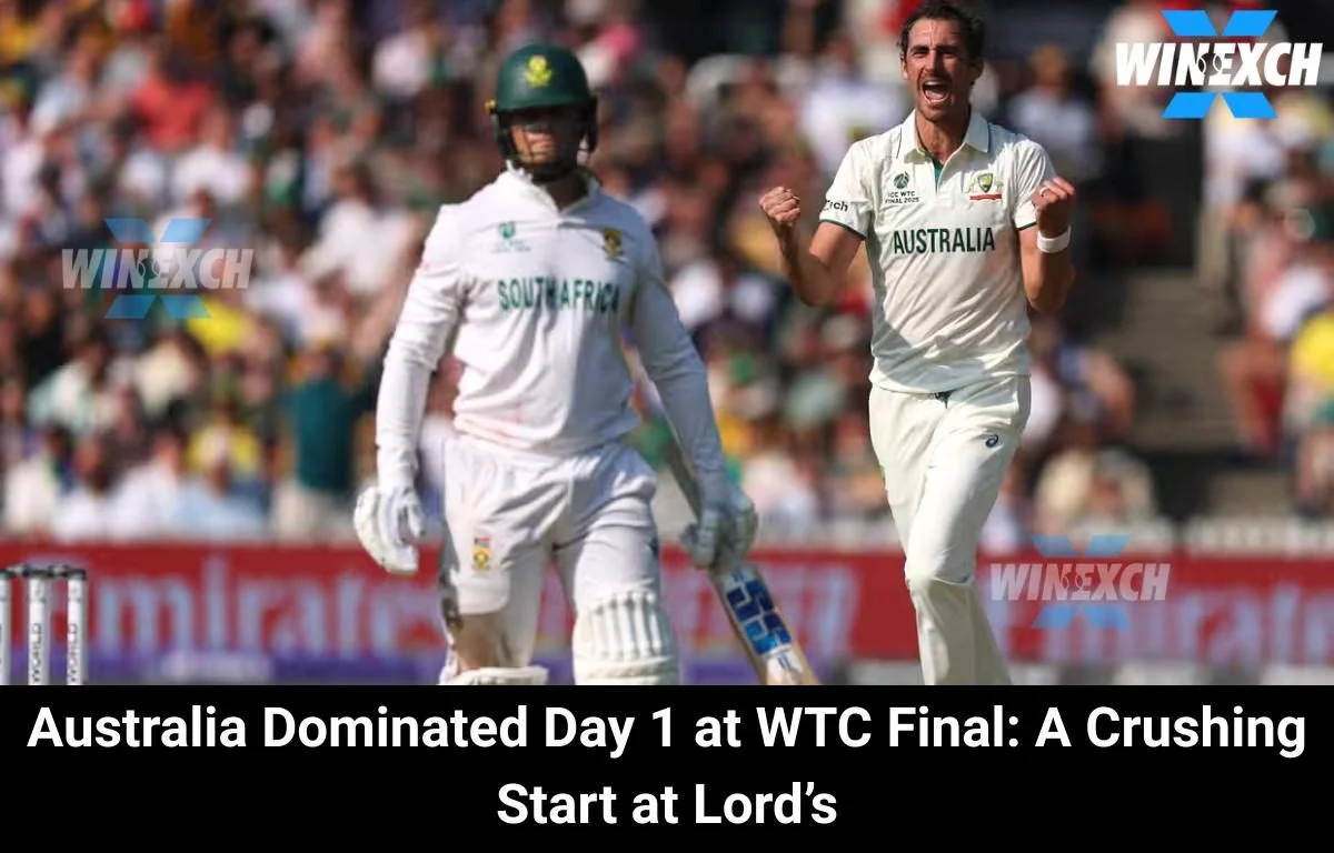 Australia Dominated Day 1 at WTC Final