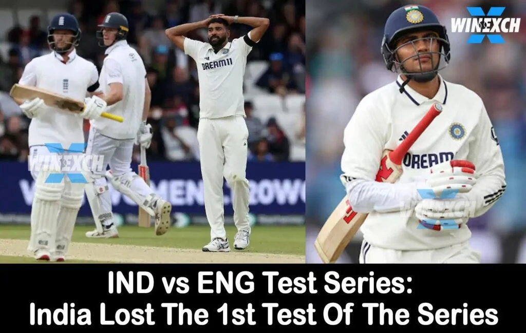 India Lost The First Test