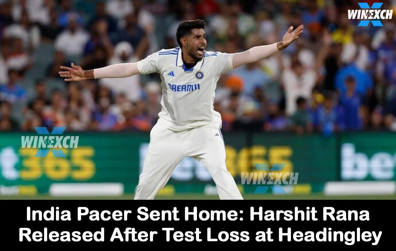 Indian pacer sent home