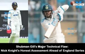 Shubman Gill's major technical flaw