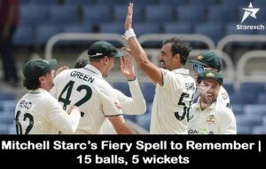 Mitchell Starc’s Fiery Spell