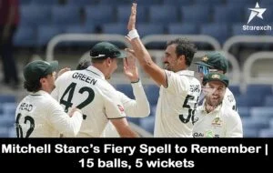 Mitchell Starc’s Fiery Spell