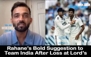 Rahane’s Bold Suggestion