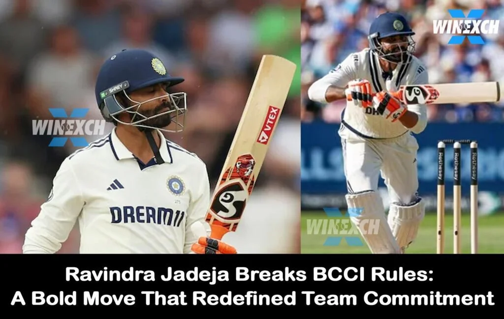 Ravindra Jadeja breaks BCCI rules