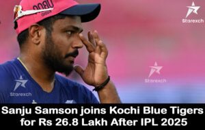 Sanju Samson joins Kochi Blue Tigers