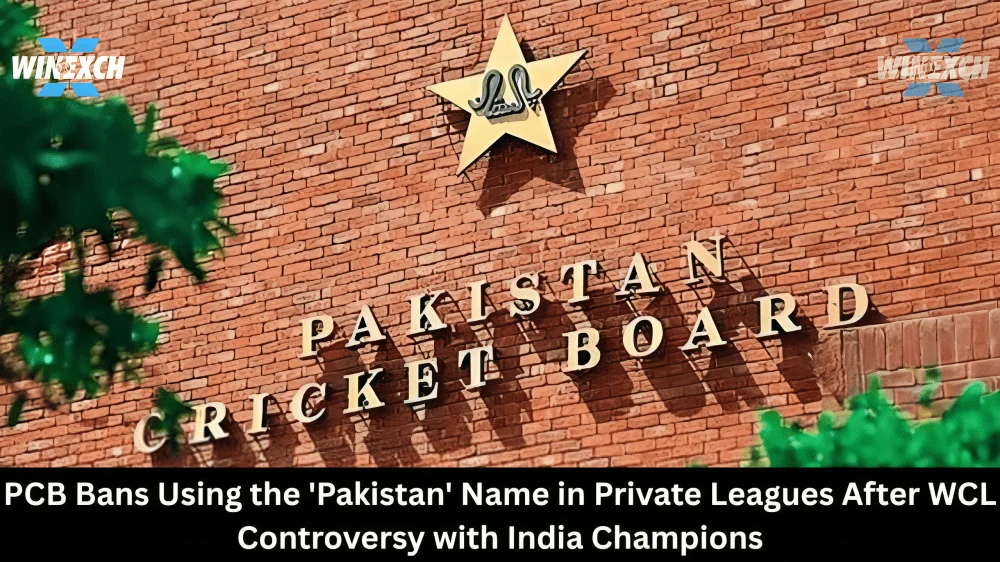 PCB bans using the 'Pakistan'