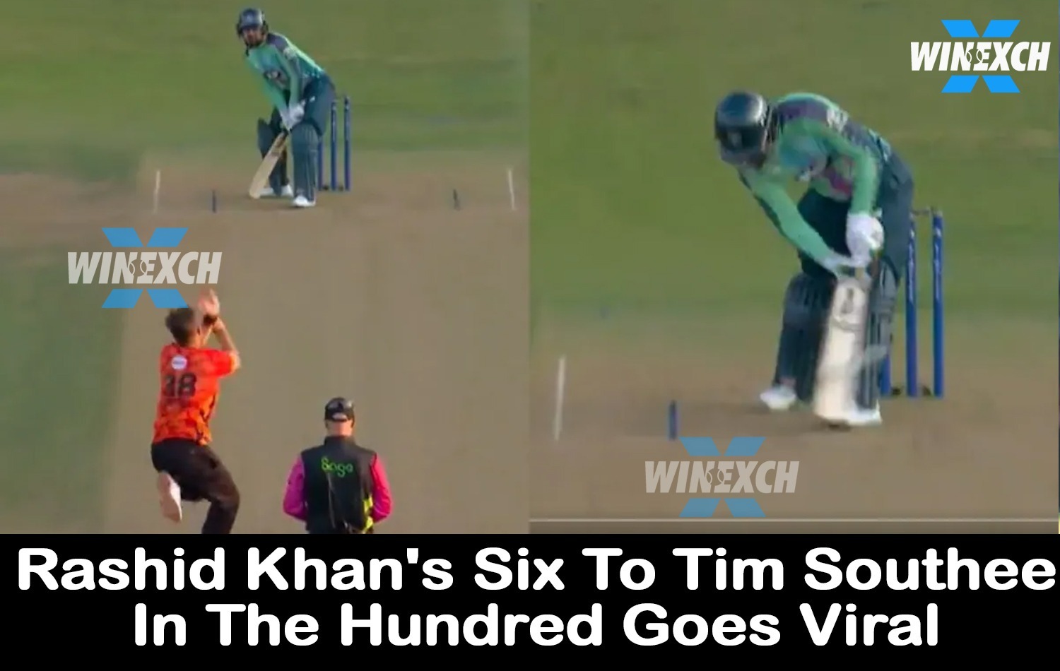 Rashid Khan's Six To Tim Southee