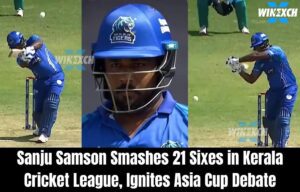 Sanju Samson smashes 21 sixes