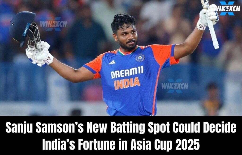 Samson’s new batting spot