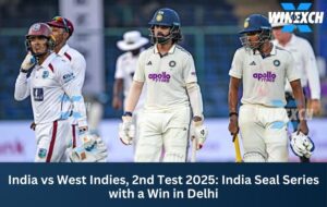 India vs West Indies 2nd Test 2025 as India secure series win in Delhi.