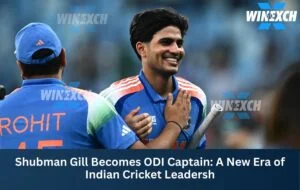 Shubman Gill becomes ODI Captain