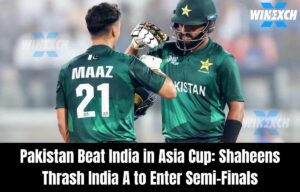 Pakistan Beat India in the Asia Cup