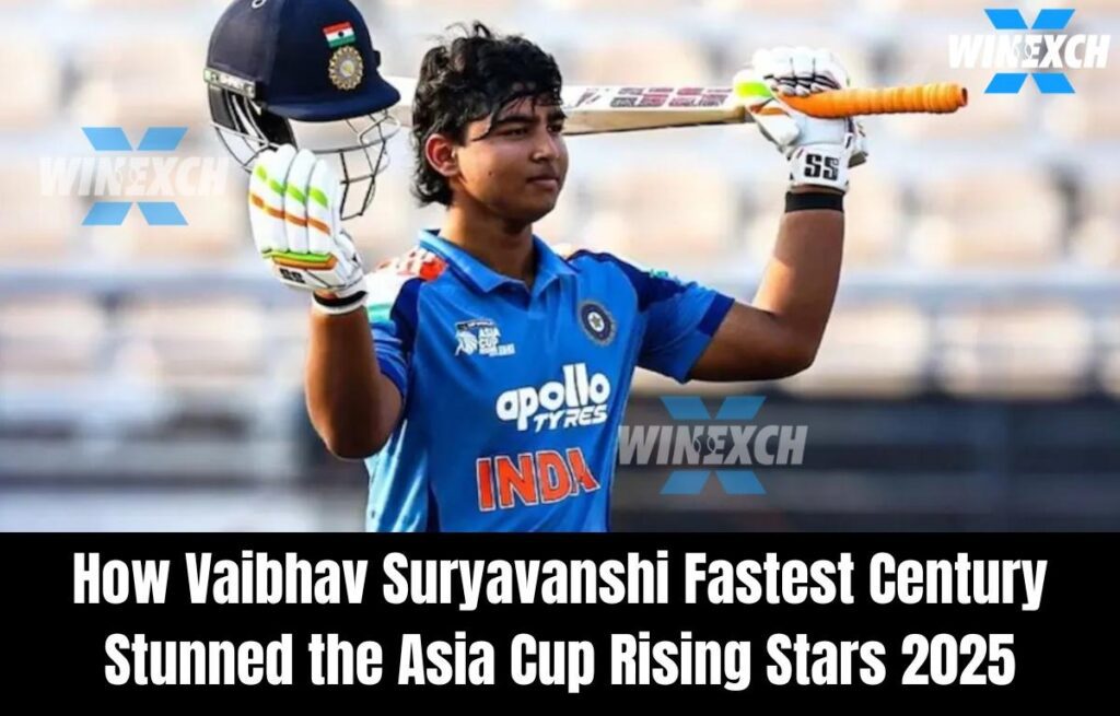Vaibhav Suryavanshi fastest century