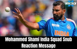 Mohammed Shami message