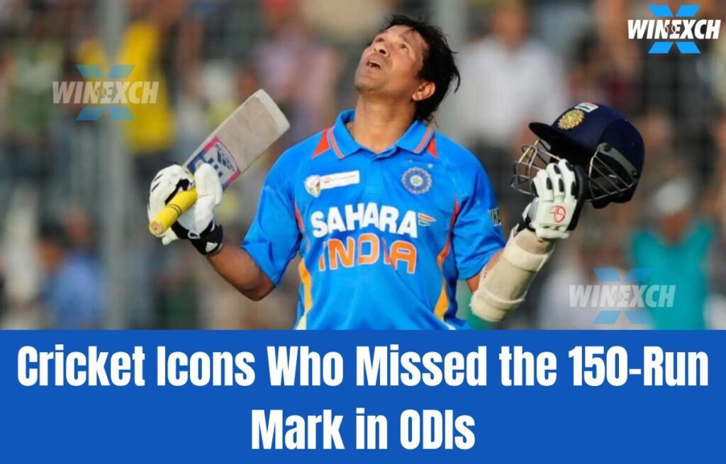 Legendary ODI batsmen who never scored 150