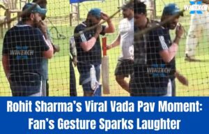 Rohit Sharma vada pav viral video