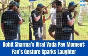 Rohit Sharma vada pav viral video