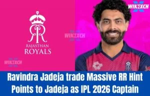 Ravindra Jadeja Rajasthan Royals Captain 2026
