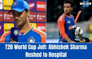 Abhishek Sharma hospitalised