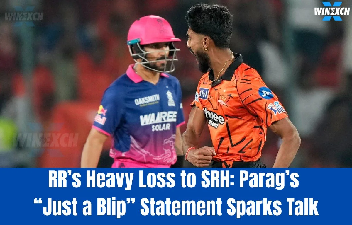 Riyan Parag’s RR vs SRH IPL 2026