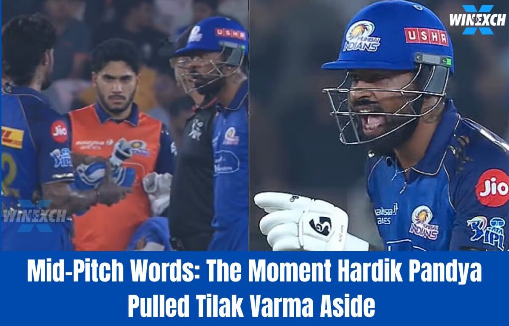 Hardik Pandya Tilak Varma conversation