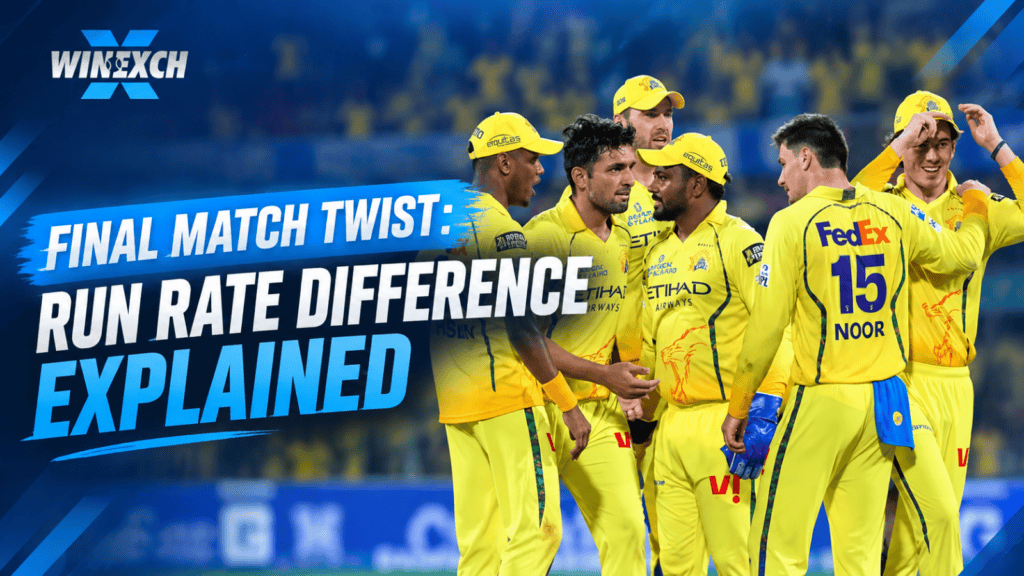 Final Match Twist: Run Rate Difference Explained