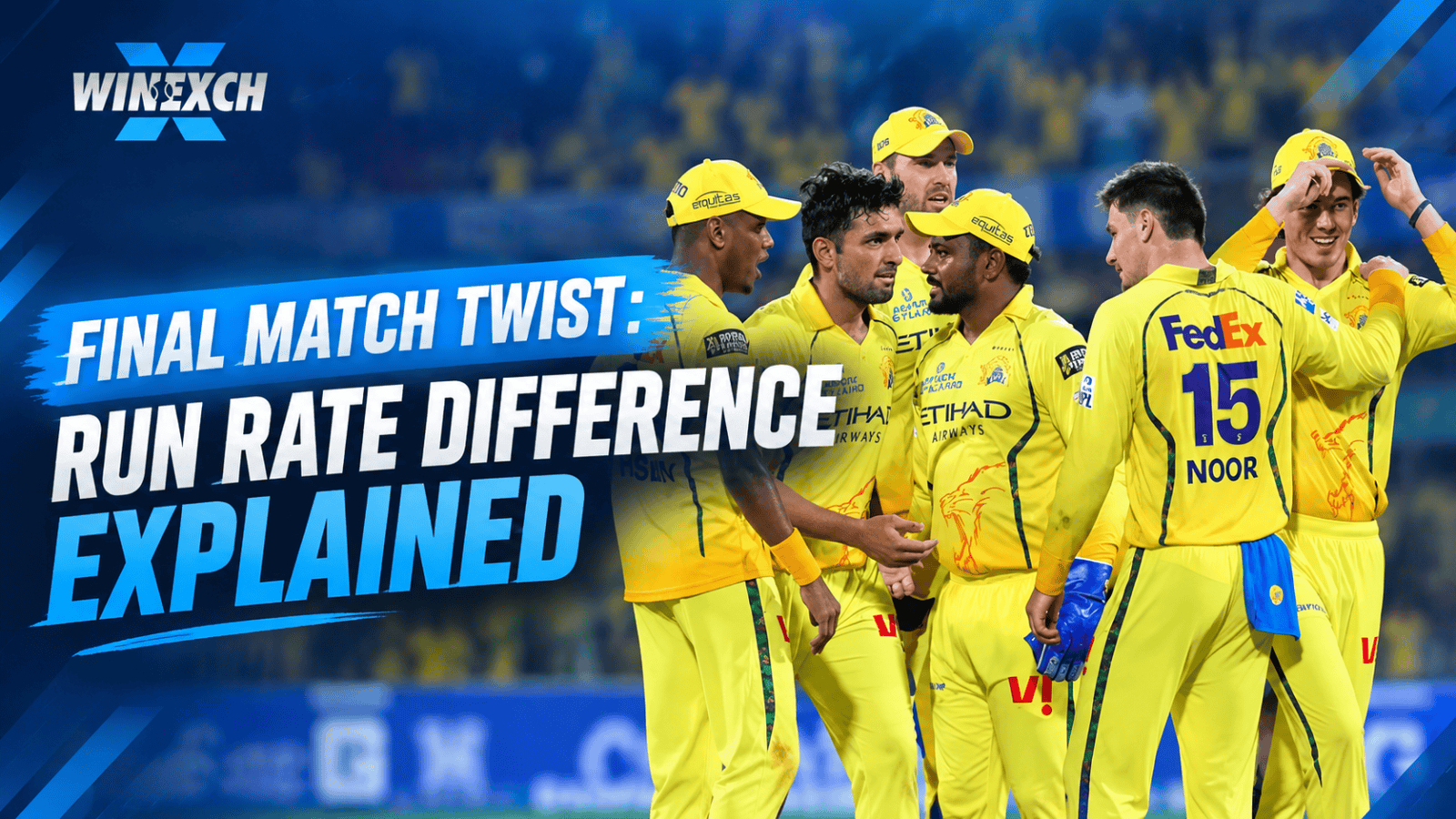Final Match Twist: Run Rate Difference Explained